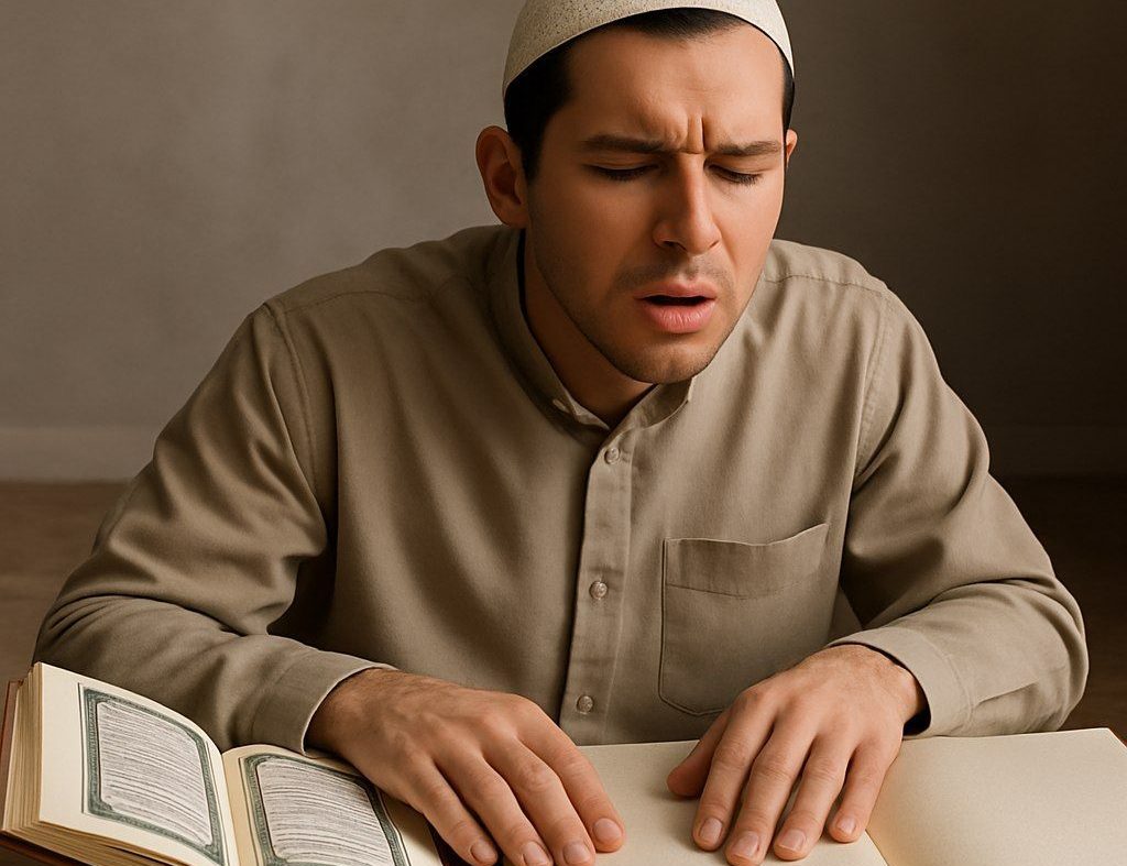سختی قرآن خواندن برای نابینایان