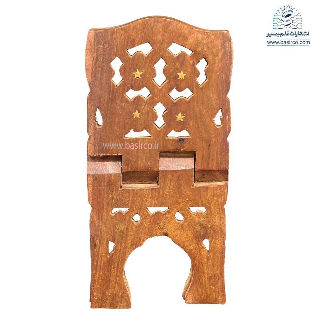 رحل قرآن چوبی بسیار نفیس ساخت هند سایز 15