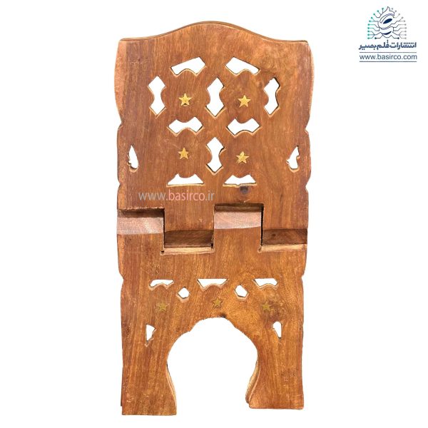 رحل قرآن چوبی بسیار نفیس ساخت هند سایز 15
